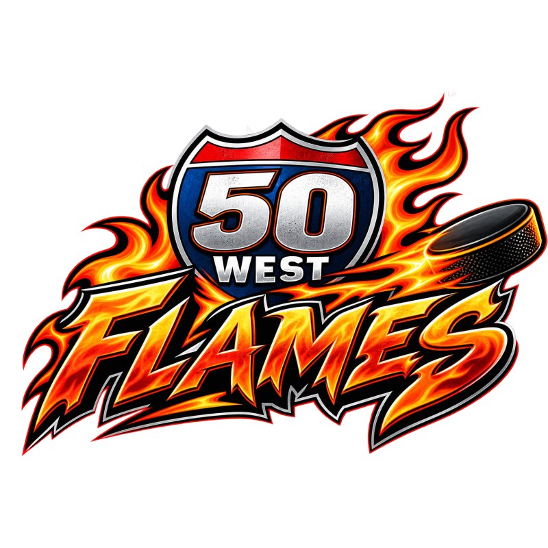 50 West Flames logo